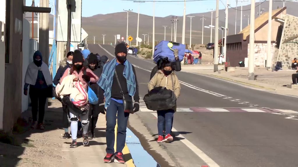 extranjeros en colchane