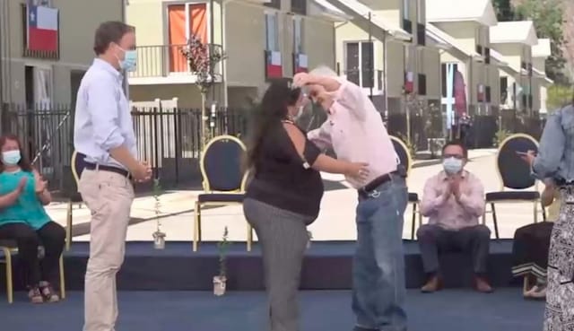 Piñera sin mascarilla los andes