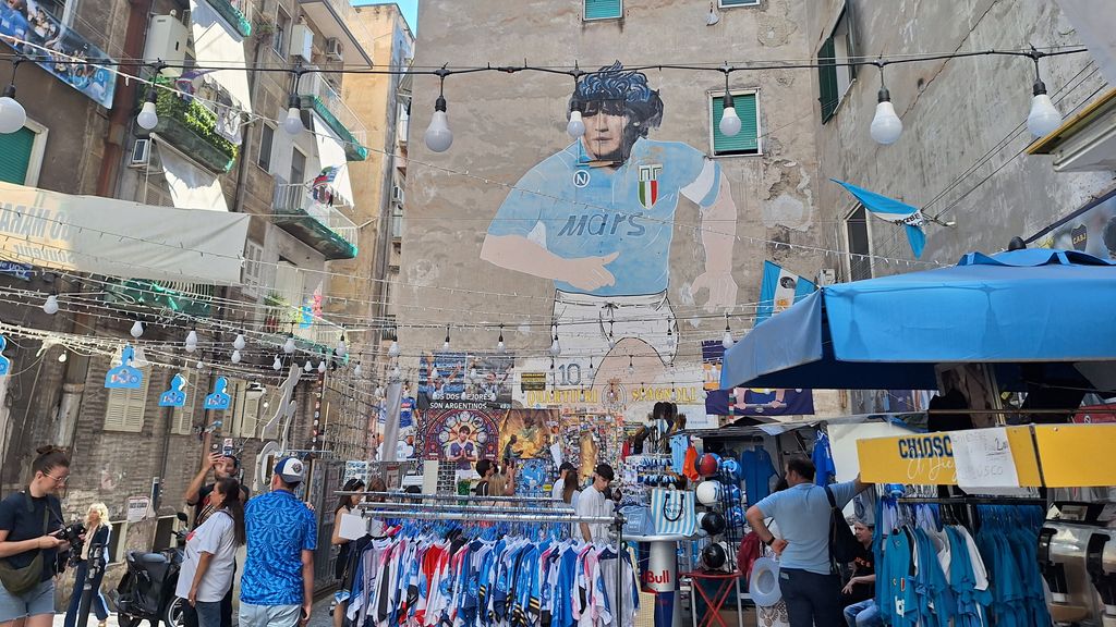 Mural Maradona Nápoles Mural Maradona Nápoles