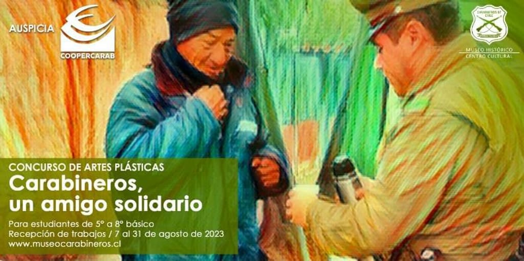 Museo de Carabineros invita a participar a los estudiantes de 5° a 8° básico en el concurso de artes plásticas "Carabineros, un amigo solidario" Museo de Carabineros invita a participar a los estudiantes de 5° a 8° básico en el concurso de artes plásticas "Carabineros, un amigo solidario"