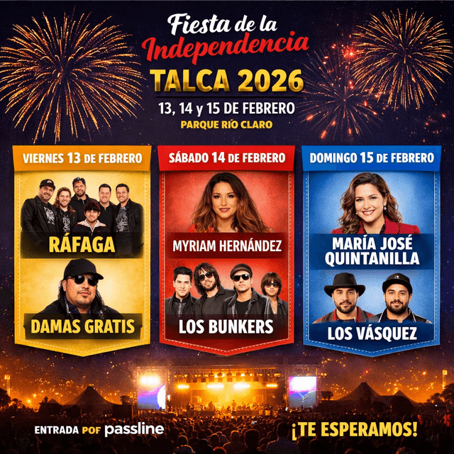 Programación por día Independencia