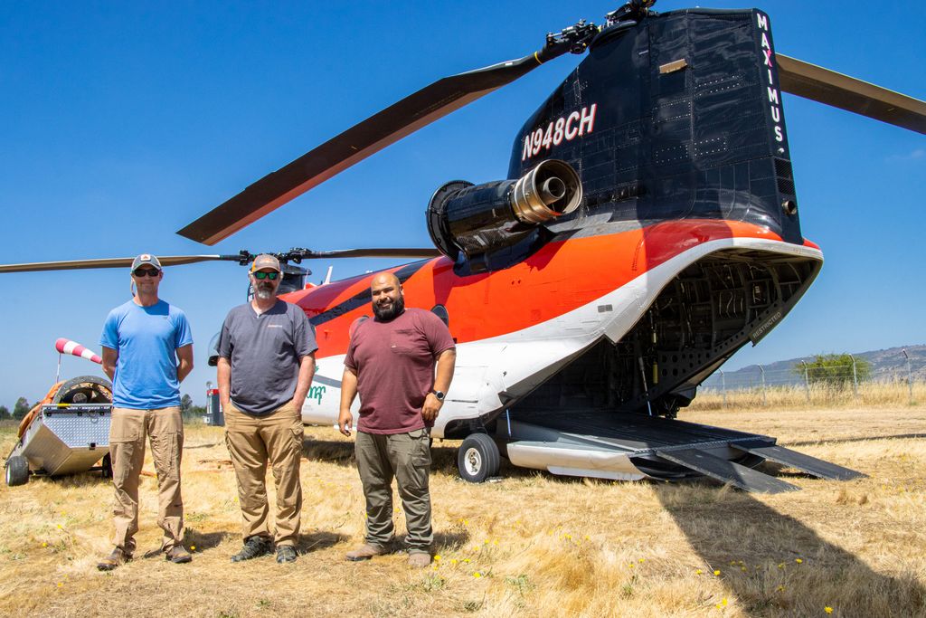 CONAF Maule recibió aeronave Chinook para el combate de incendios dispuesto para uso nacional CONAF Maule recibió aeronave Chinook para el combate de incendios dispuesto para uso nacional