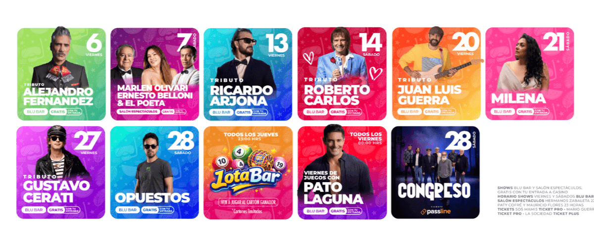 Cartelera febrero Cartelera febrero