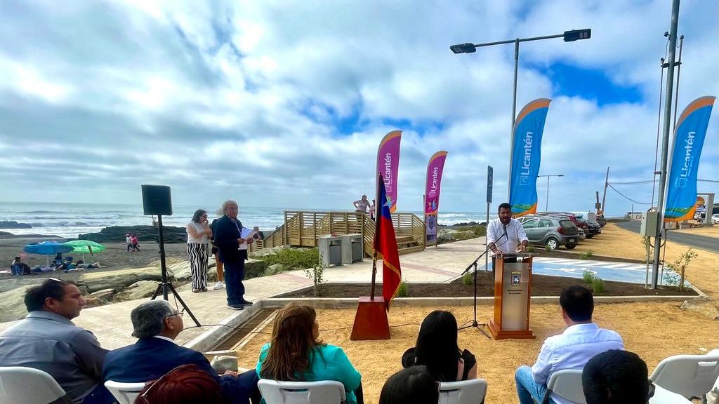 Inauguran renovado borde costero para la comuna de Licantén Inauguran renovado borde costero para la comuna de Licantén