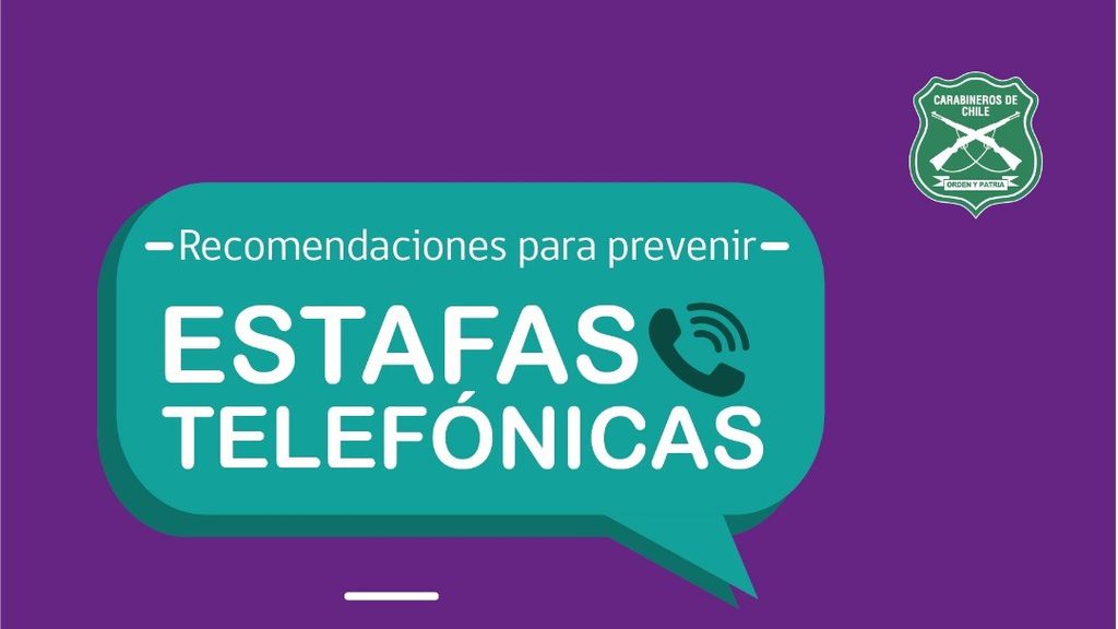 Carabineros de San Javier alerta a los vecinos a prevenir las estafas telefónicas Carabineros de San Javier alerta a los vecinos a prevenir las estafas telefónicas