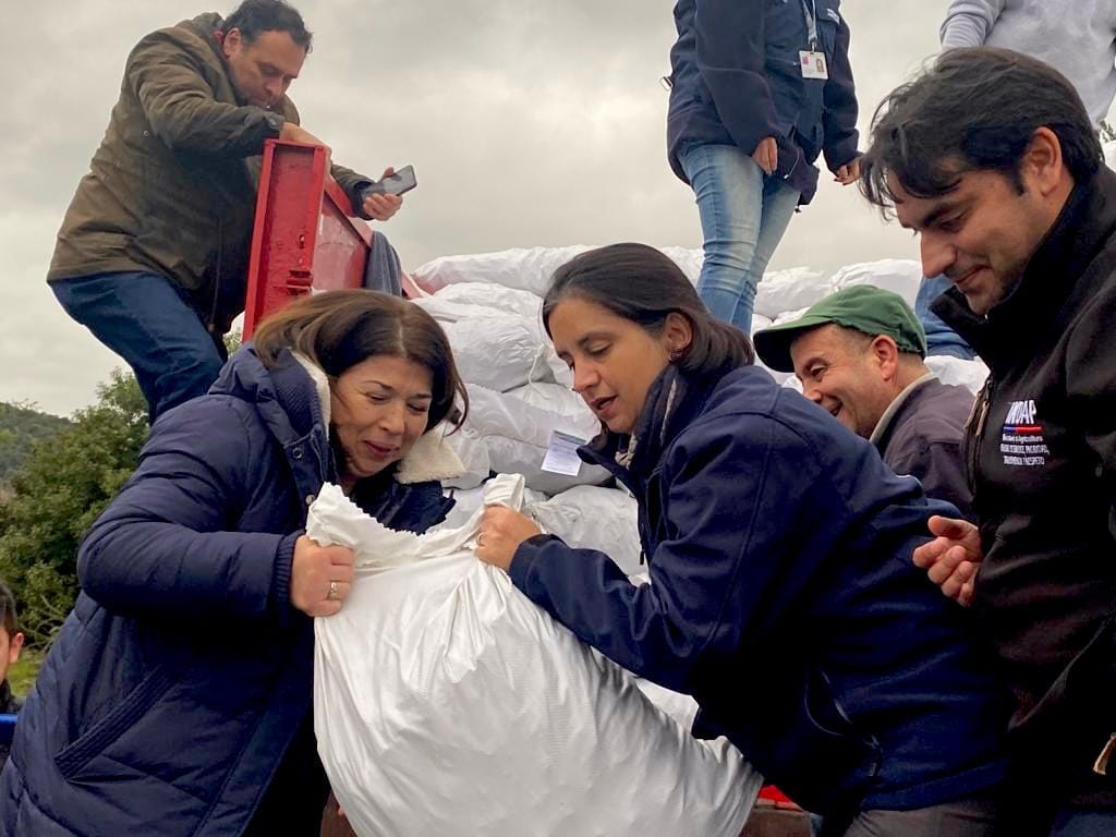 Ministerio de Agricultura ha entregado 445 toneladas de alimento animal a agricultoras y agricultores afectados por lluvias Ministerio de Agricultura ha entregado 445 toneladas de alimento animal a agricultoras y agricultores afectados por lluvias