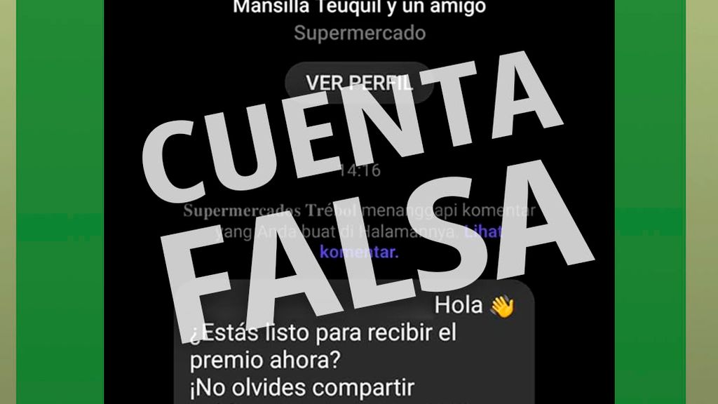 Estafa, cuenta falsa de supermercados Trébol Estafa, cuenta falsa de supermercados Trébol