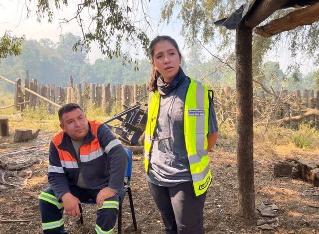 Diputada Veloso recorre Maule Sur frente a las complicaciones tras los incendios