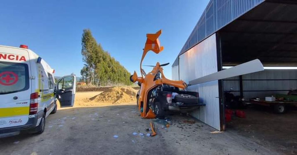 Piloto de aeronave fallece tras chocar contra una camioneta Piloto de aeronave fallece tras chocar contra una camioneta
