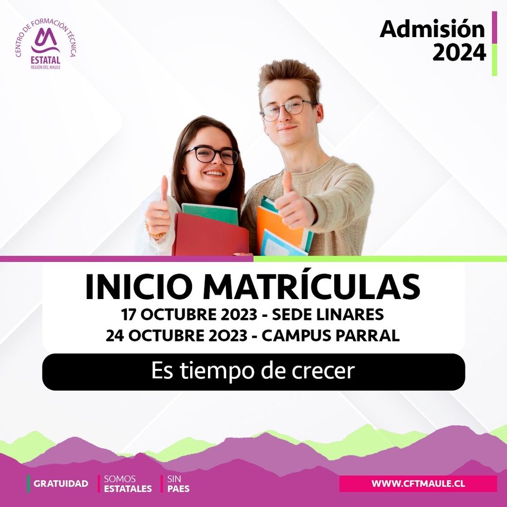 CFT Maule da inicio a su admisión 2024 CFT Maule da inicio a su admisión 2024