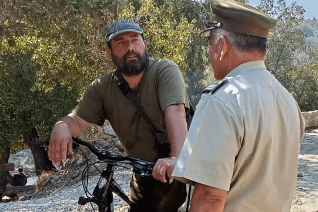 Carabineros en Embalse Ancoa