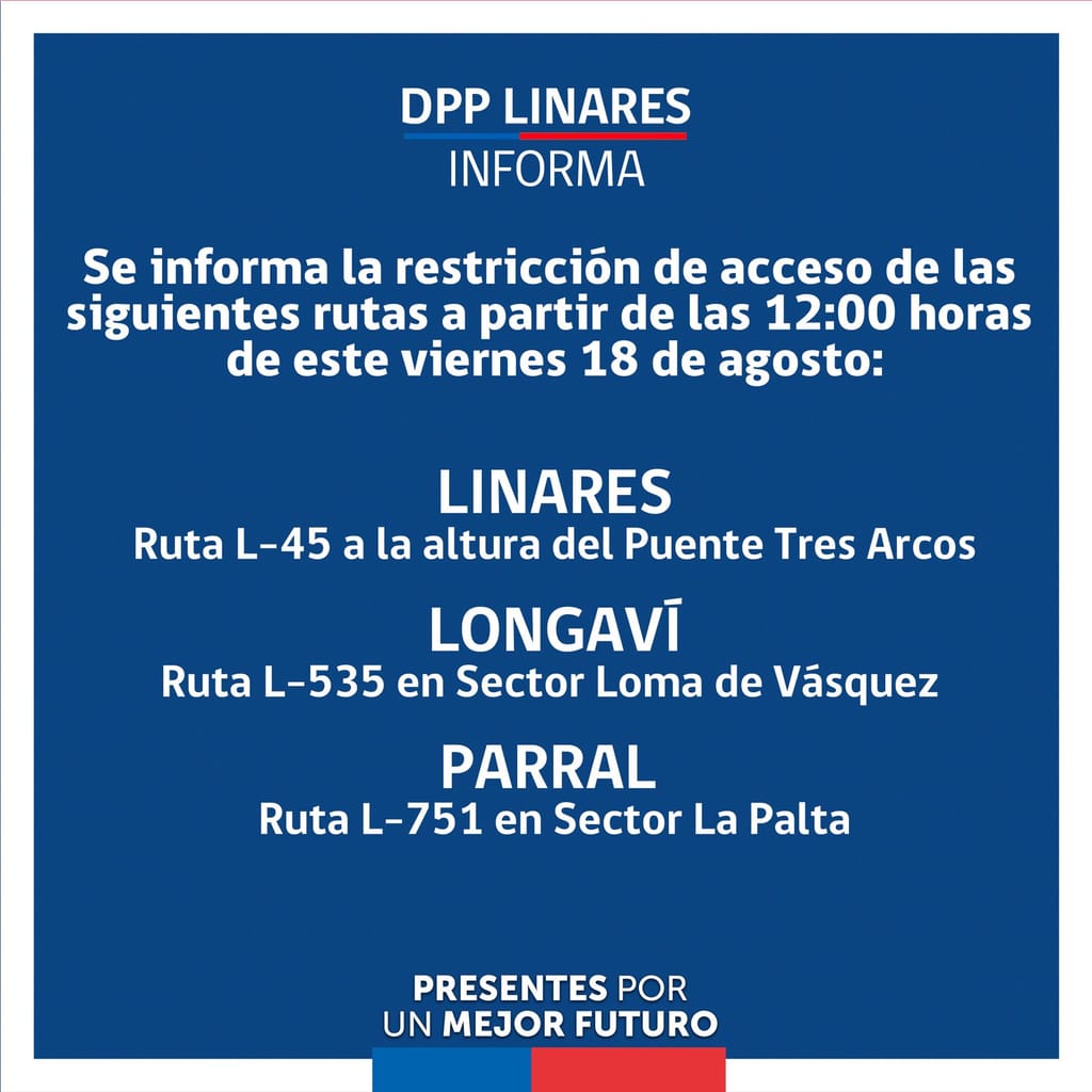Alerta Amarilla para el Maule Alerta Amarilla para el Maule