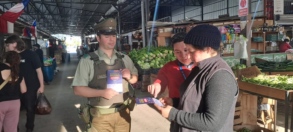 Delegación Presidencial Provincial y Carabineros promueven el número de denuncia seguro *4242 Delegación Presidencial Provincial y Carabineros promueven el número de denuncia seguro *4242