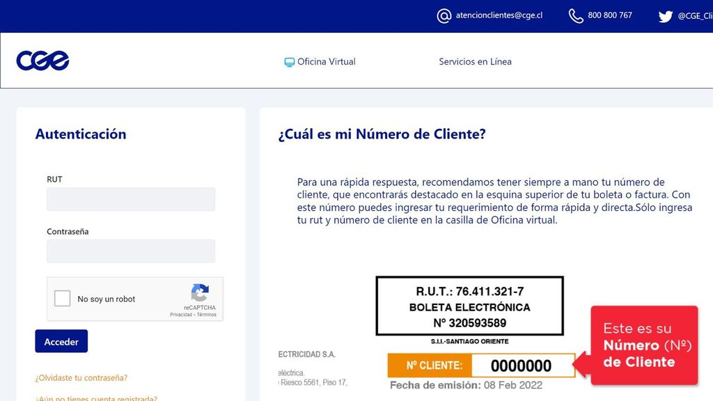 CGE renueva su Oficina Virtual para mejorar la atención de sus clientes CGE renueva su Oficina Virtual para mejorar la atención de sus clientes