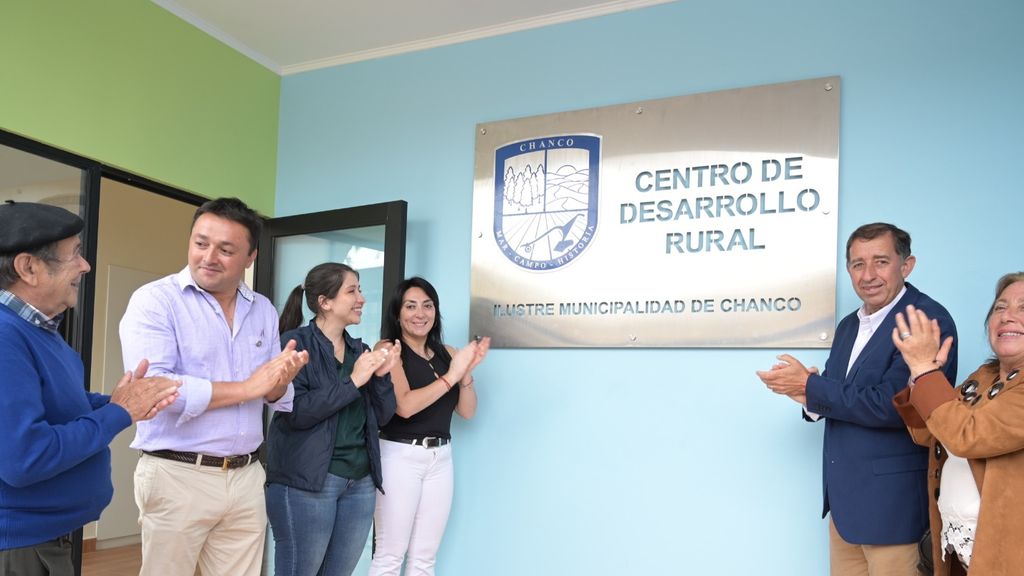 Se inauguró Centro de Desarrollo Rural en Chanco Se inauguró Centro de Desarrollo Rural en Chanco