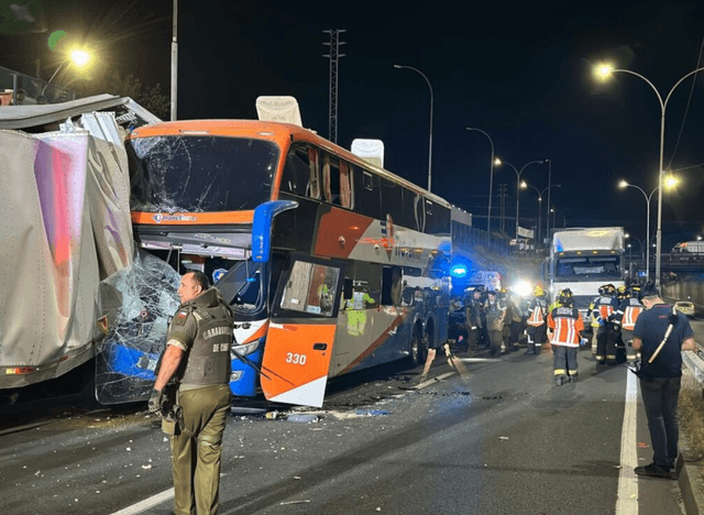 Imágenes del choque