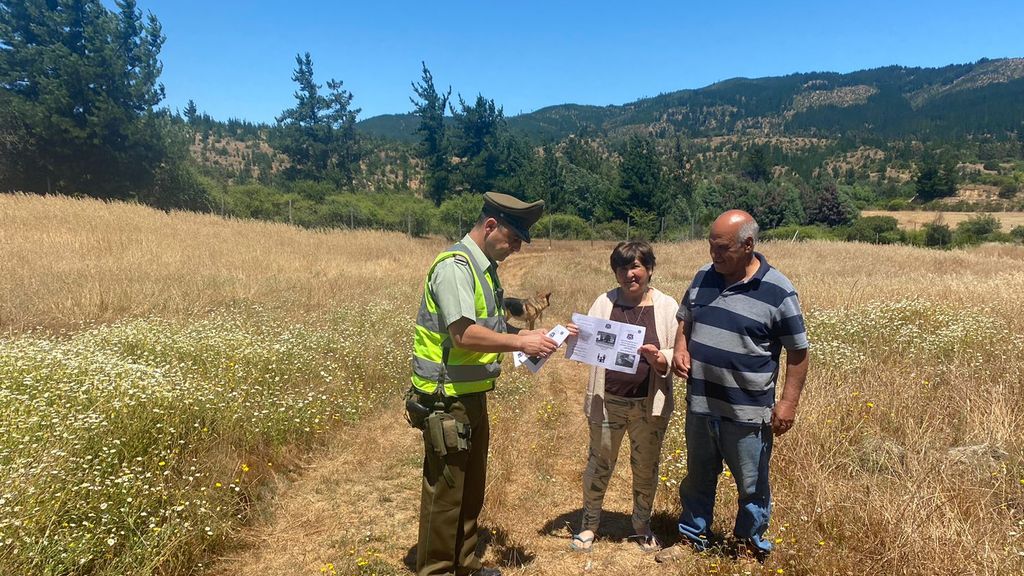 En Nirvilo: Carabineros alerta a la comunidad para prevenir incendios forestales En Nirvilo: Carabineros alerta a la comunidad para prevenir incendios forestales