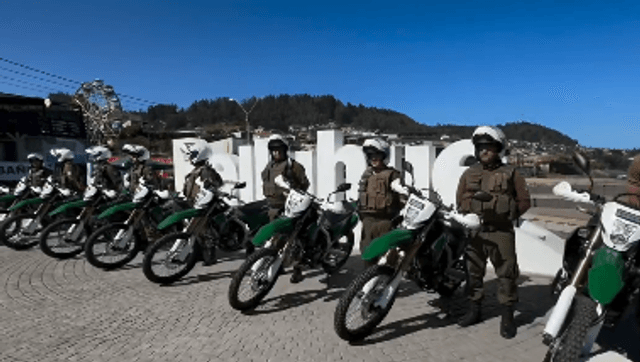 Nuevas motos para carabineros Nuevas motos para carabineros