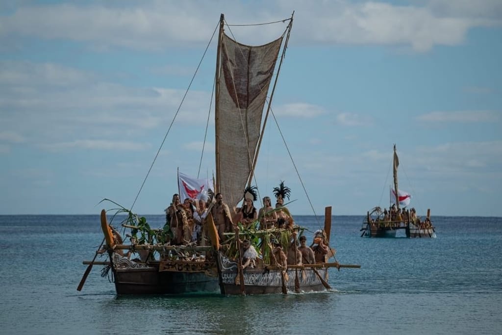 Llegada de Hotu Matu'a Llegada de Hotu Matu'a