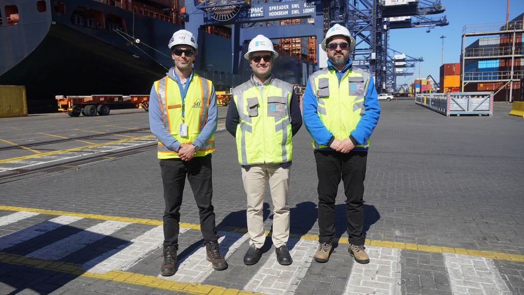 Puerto San Antonio recibió visita de representante del puerto belga de Amberes-Brujas