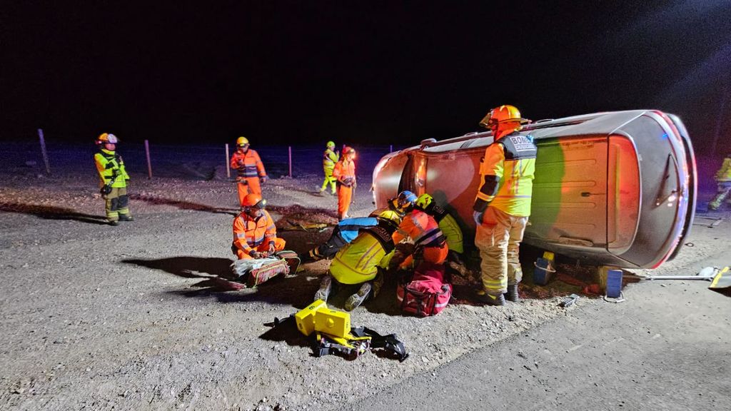 Volcamiento Calama- sierra gorda Volcamiento Calama- sierra gorda