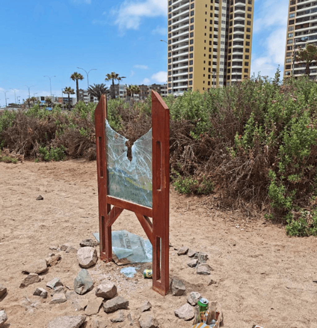 santuario vandalizado santuario vandalizado