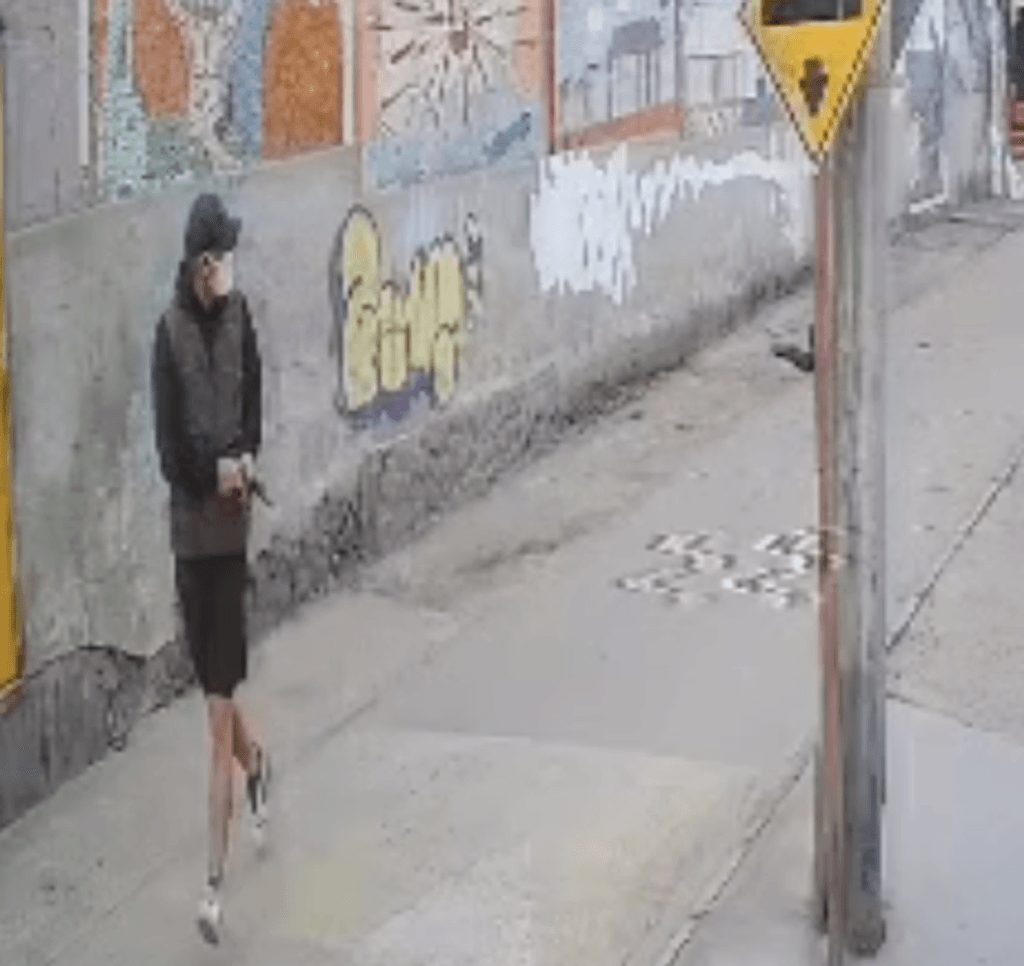 Captura de pantalla de video robo fuera del santa emilia Captura de pantalla de video robo fuera del santa emilia