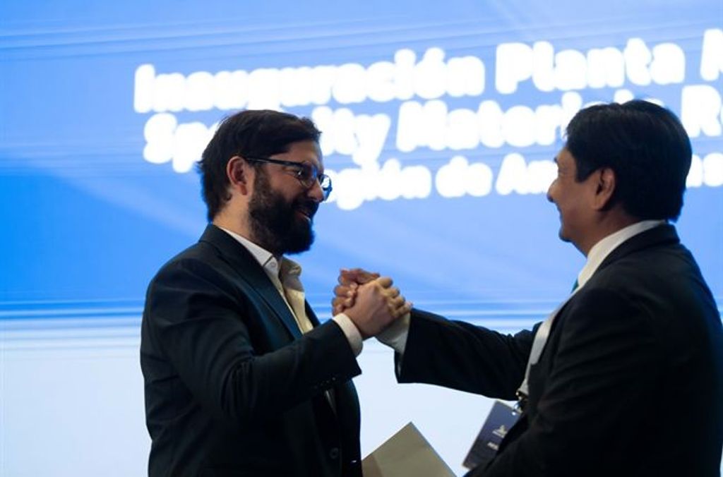 Presidente Boric y gobernador Presidente Boric y gobernador