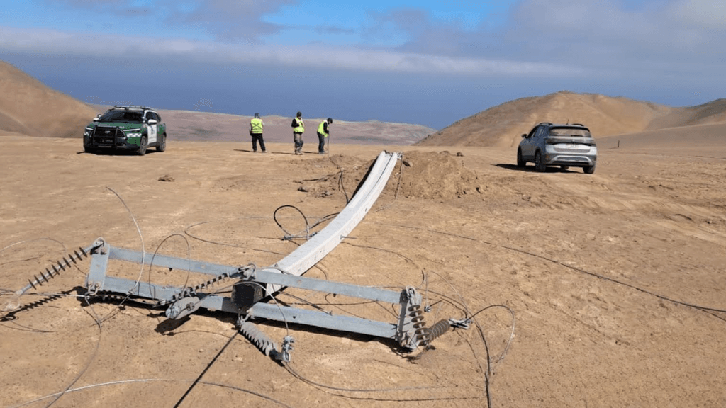 poste luz electricidad robo cables poste luz electricidad robo cables