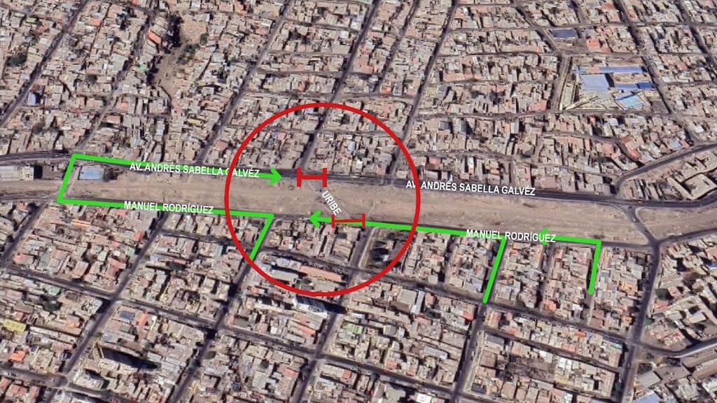 Cierre de calles FCAB Cierre de calles FCAB