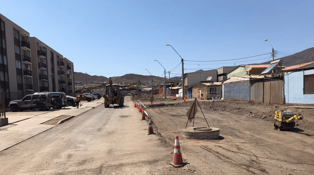 Imagen de obras de actualmente en ejecución del llamado anterior n°32 en Taltal Imagen de obras de actualmente en ejecución del llamado anterior n°32 en Taltal