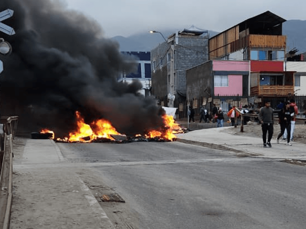 quema basura protesta quema basura protesta