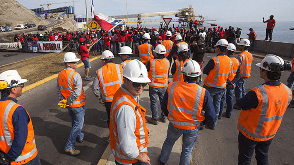 trabajadores escondida huelga trabajadores escondida huelga