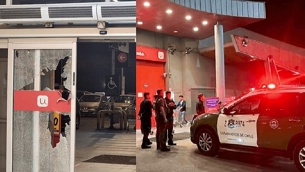 Intento de robo supermercado Intento de robo supermercado