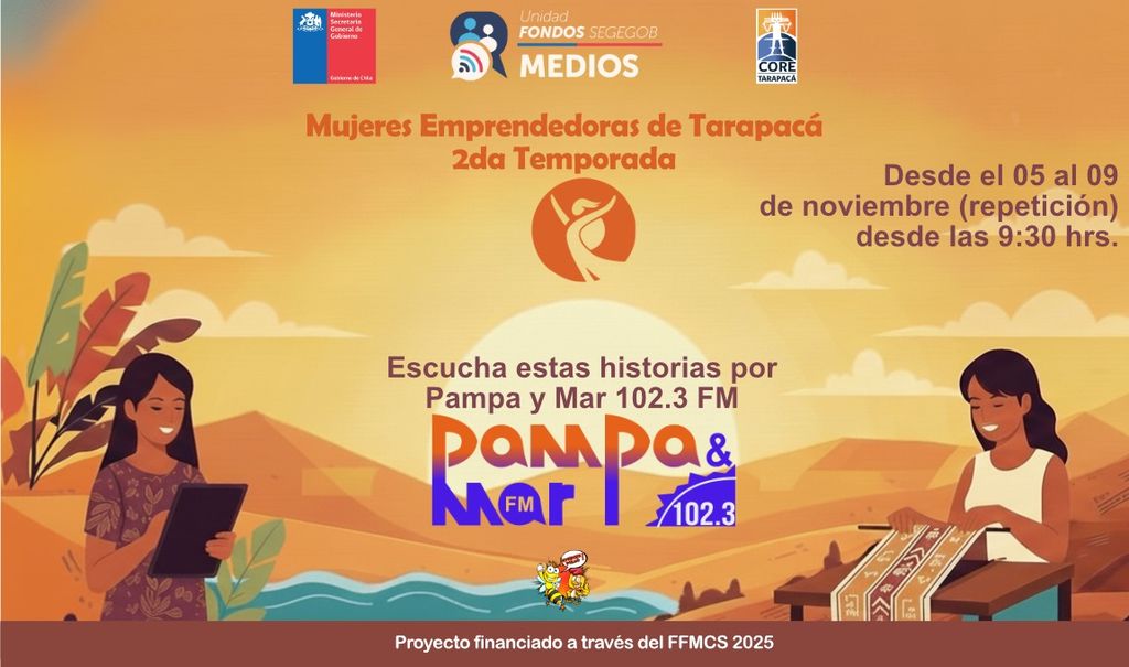 Afiche Radio Pampa y Mar 1 Octubre Afiche Radio Pampa y Mar 1 Octubre
