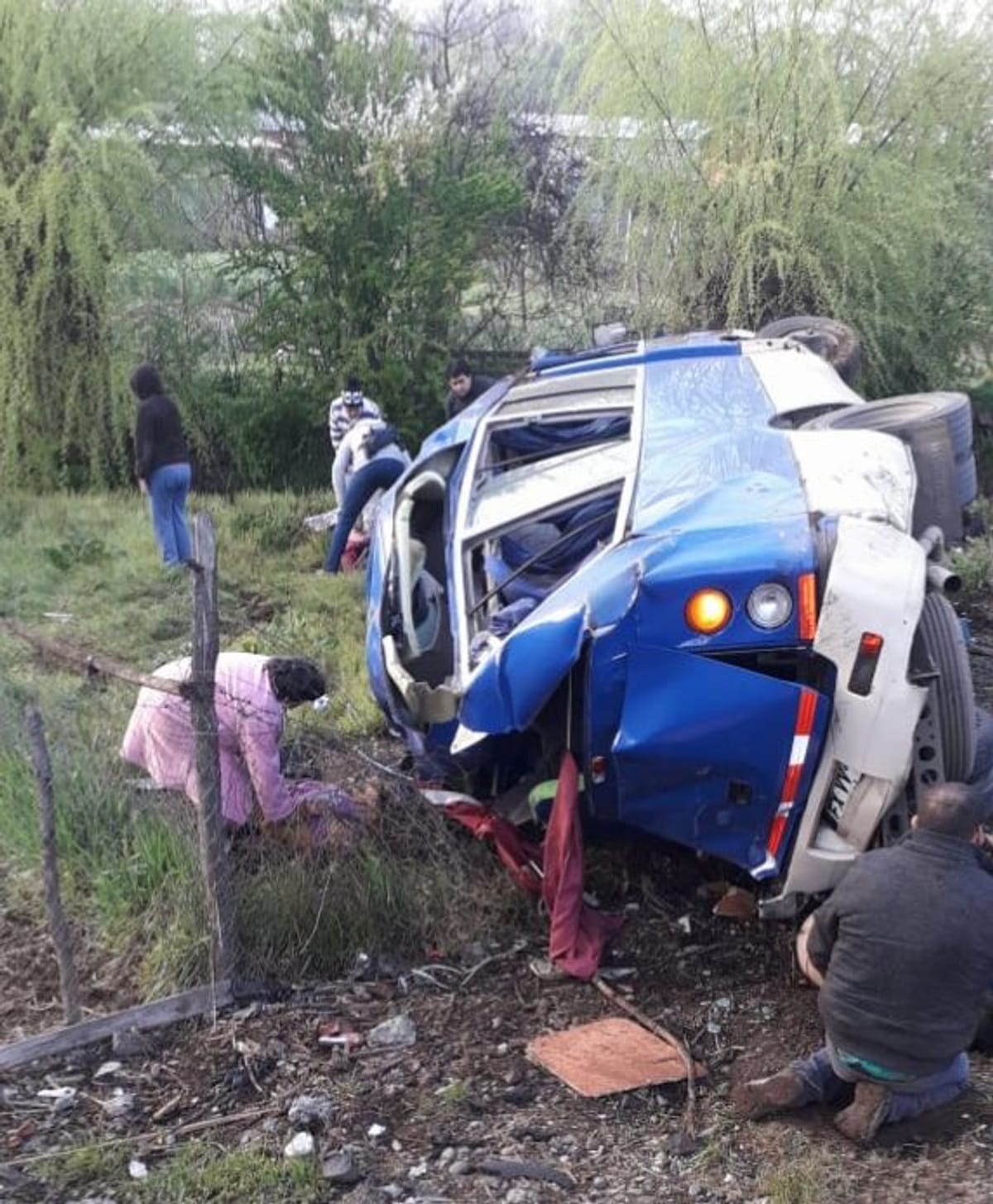 Lamentable noticia, accidente en la ruta 5 sur deja una persona fallecida.