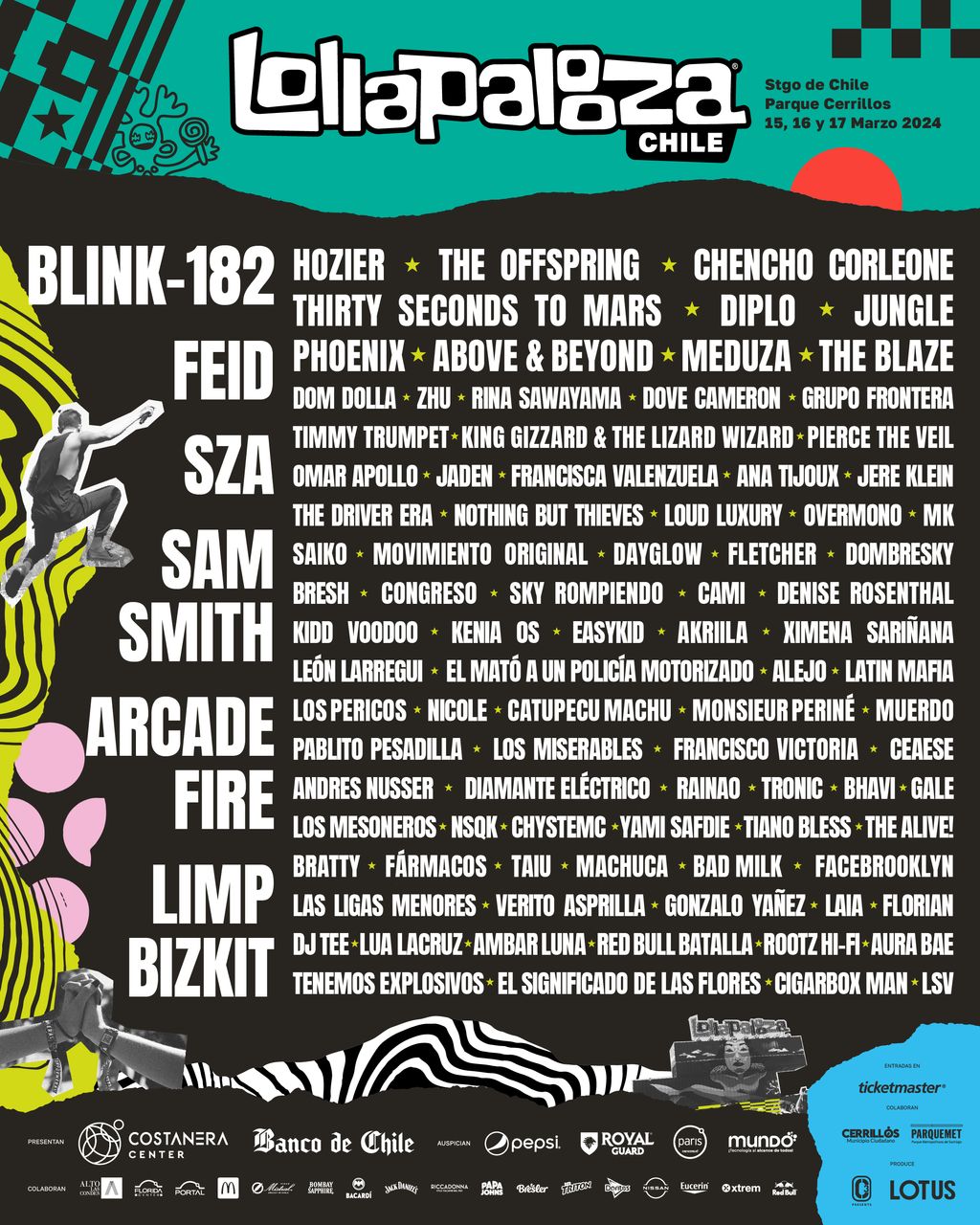 Afiche LollaCL2024 Afiche LollaCL2024