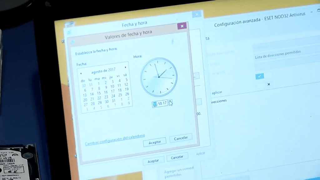 CAMBIO DE HORA CAMBIO DE HORA