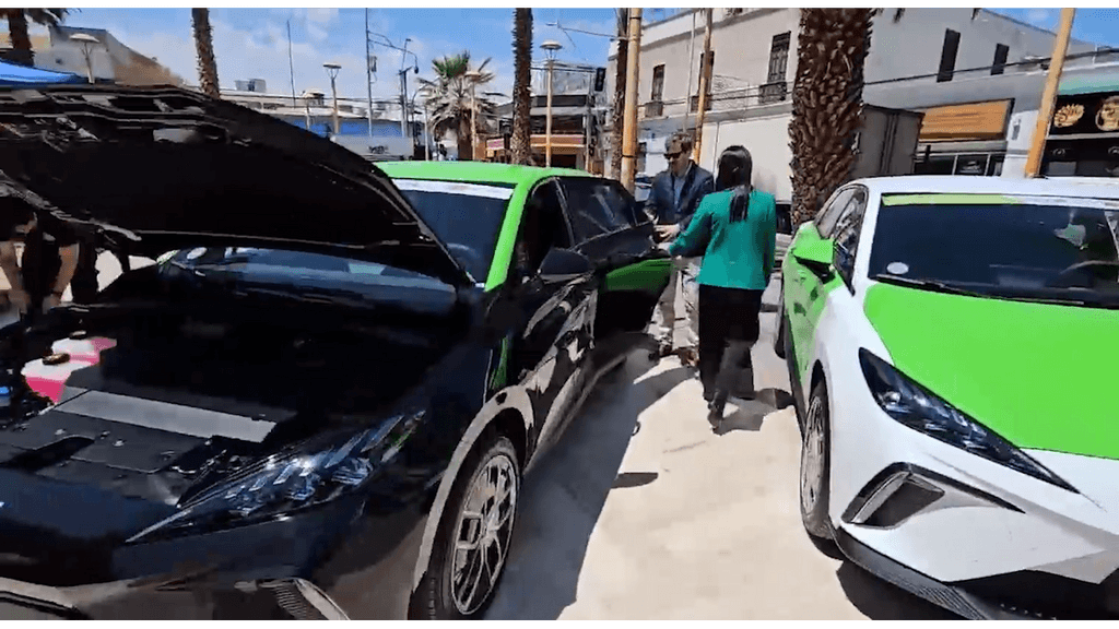 taxi eléctrico taxi eléctrico