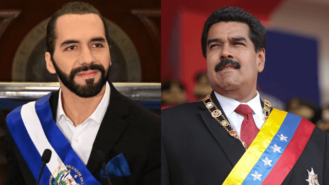 Nayib Bukele / Nicolás Maduro Nayib Bukele / Nicolás Maduro