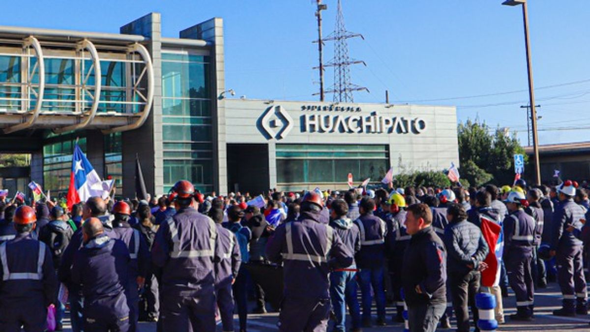 Manifestación, Siderúrgica Huachipato