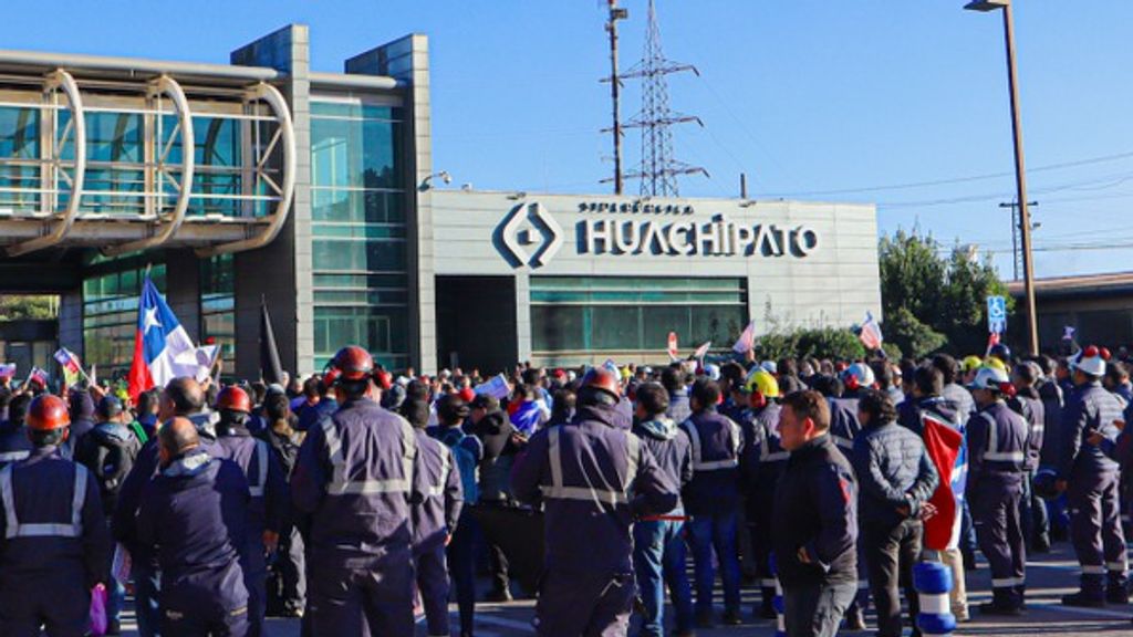 Manifestación, Siderúrgica Huachipato Manifestación, Siderúrgica Huachipato