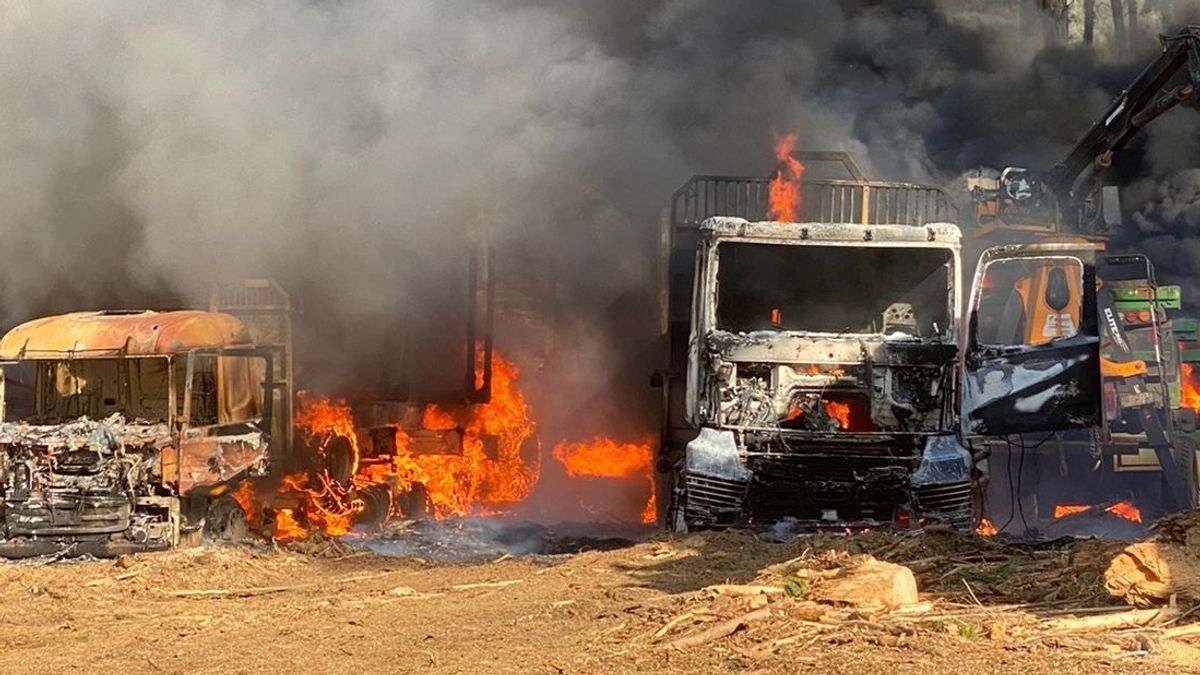 Ataque incendiario, Contulmo Ataque incendiario, Contulmo