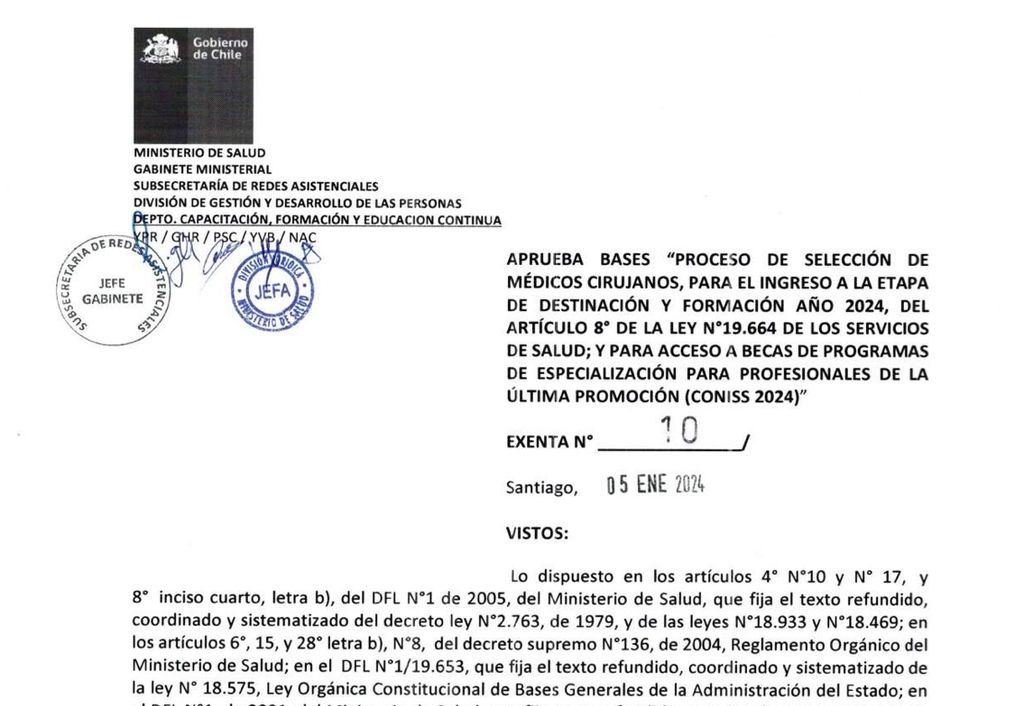 CONISS 2024 bases CONISS 2024 bases