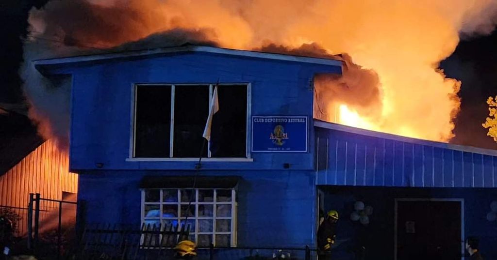 incendio sede austral quellon incendio sede austral quellon