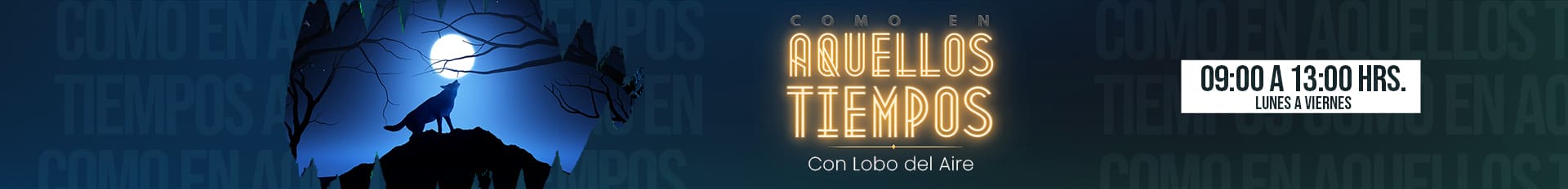 BANNER COMO EN AQUELLOS TIEMPOS BANNER COMO EN AQUELLOS TIEMPOS