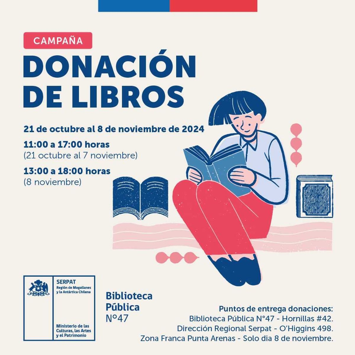BIBLIOTECA PÚBLICA N°47 DEL SERPAT INVITA A DONAR LIBROS INFANTILES Y ...