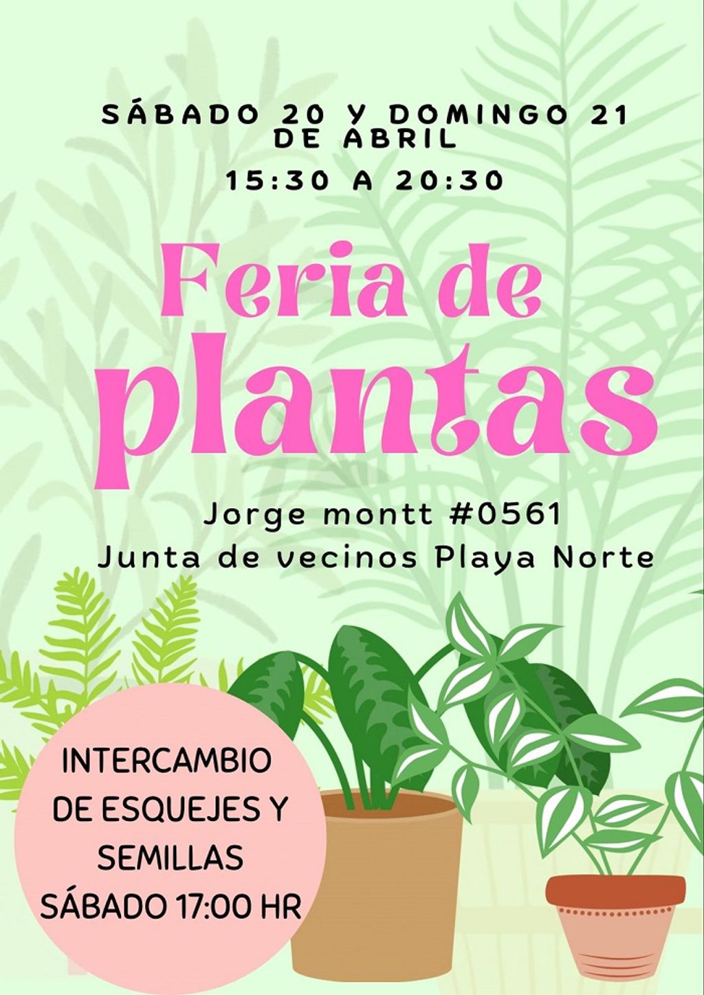 AficheFeriaPlantas AficheFeriaPlantas