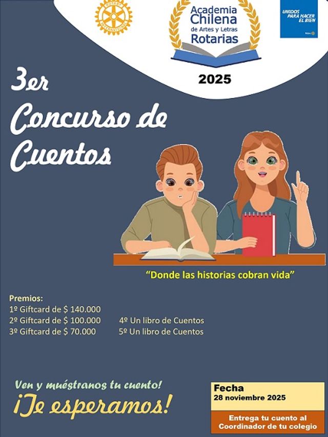 Afiche Tercer Concurso de Cuentos