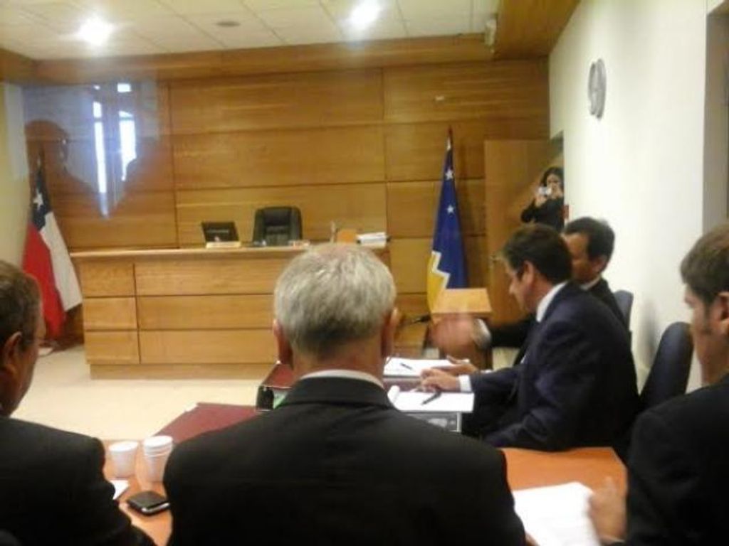 JUEZ JUAN VILLA MARTÍNEZ   PRESIDE  AUDIENCIA DE FORMALIZACIÓN DE  SENADOR BIANCHI